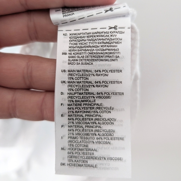 Adidas Women's White Mesh Tank Top In Size M - Picture 6 of 8